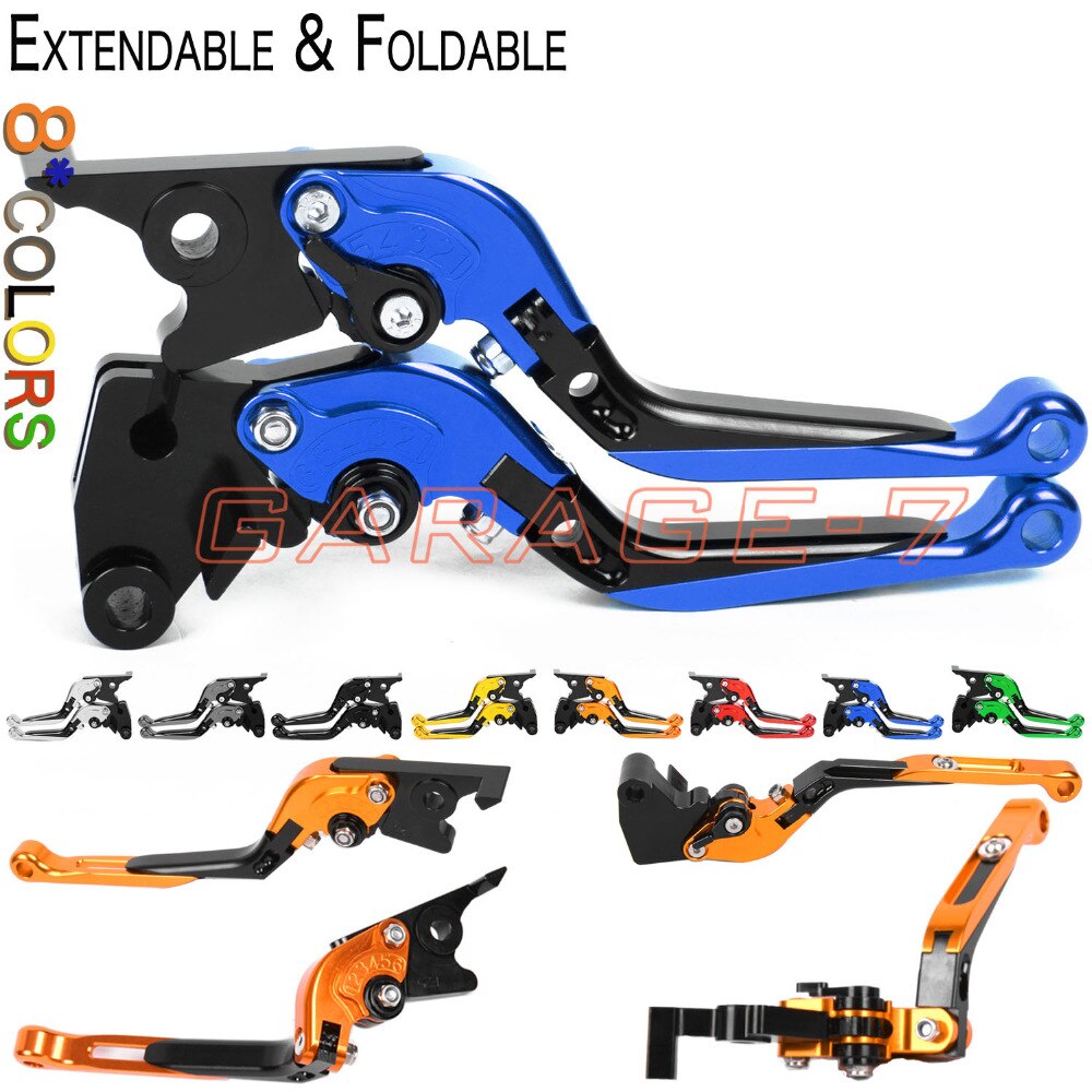 CNC Levers For SUZUKI HAYABUSA/GSXR1300 18 17 16 15 14 13 12 11 10 09 Folding Extendable Clutch Brake lever