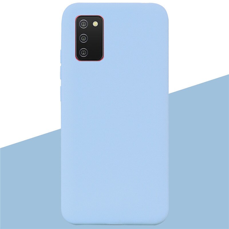 Weiche Silikon Fall Für Samsung A02S Fall A025F Weiche TPU Abdeckung Zurück Fall Für Samsung Galaxy A02S SM-A025F EINE 02S Telefon Fällen Coque: 13 Light Purple