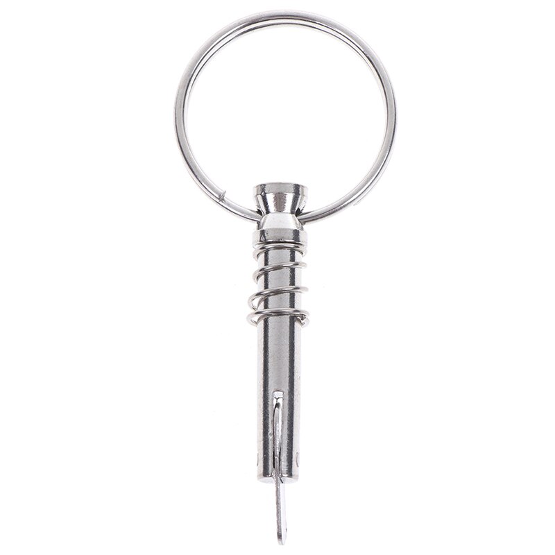 Ét stykke 6.3mm rustfrit stål quick release pin ring til båd øverste dæk hængsel marine