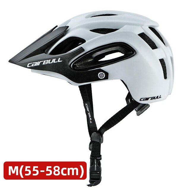 CAIRBULL – casque de vélo ultraléger pour hommes et femmes adultes, accessoire de cyclisme, ALLTRACK vtt: white-M