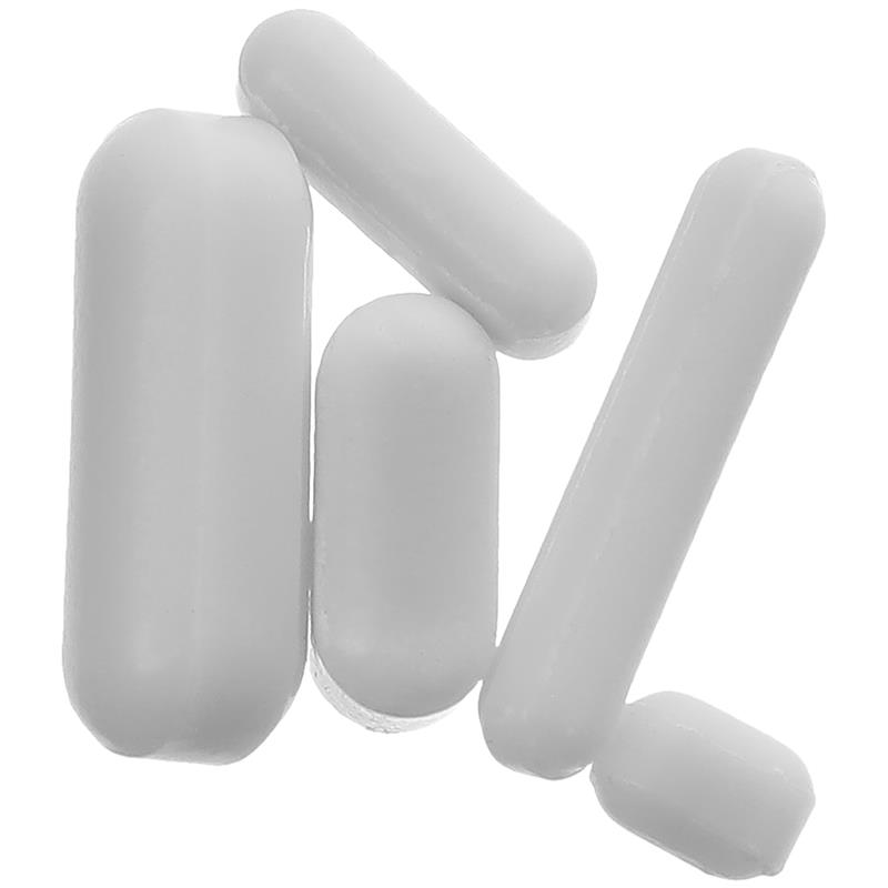 Barra magnética cilíndrica para laboratorio, agitador, mezclador, barras de agitación, escuela, 5 piezas: Beige