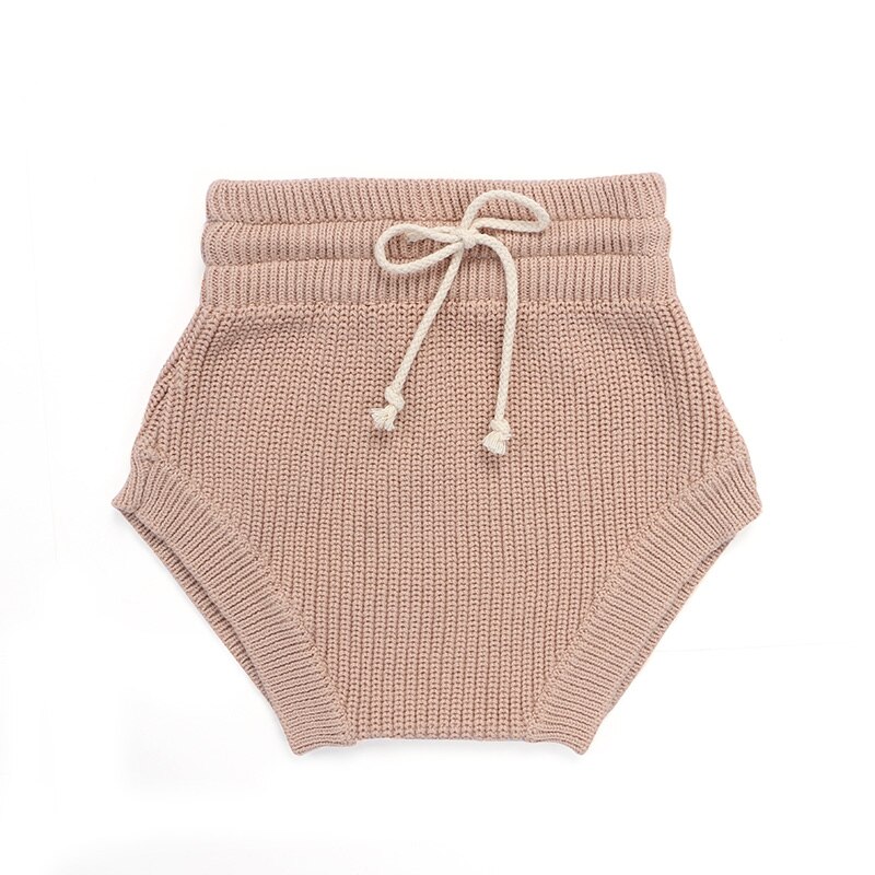 Kaiya angel baby bloomer sommerpiger bomuldsbleebetræk nyfødt soild sweater shorts spædbarn unisex retail bloomer: Ky-sjk -022 / 12m