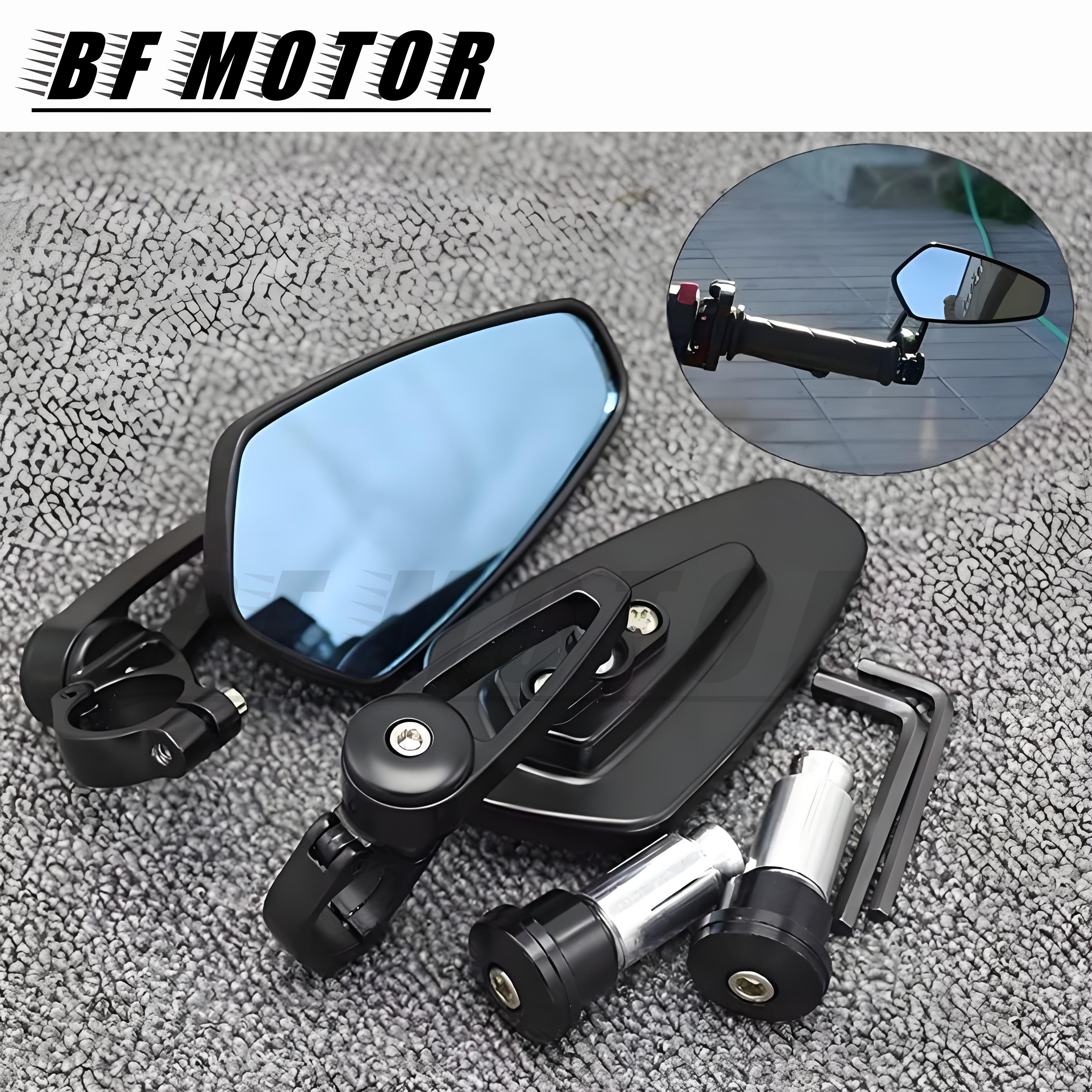 Acessórios para motocicletas, espelho retrovisor para guidão, para z250 z300 z400 z650 z750 z800 z900 z1000 zx6r 10r z650rs 1000 r/sx