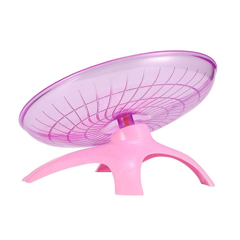 1 Uds hámster platillo volante rueda de ejercicio hámster ratón corriendo disco juguete jaula accesorios para mascotas Juguetes Para rata