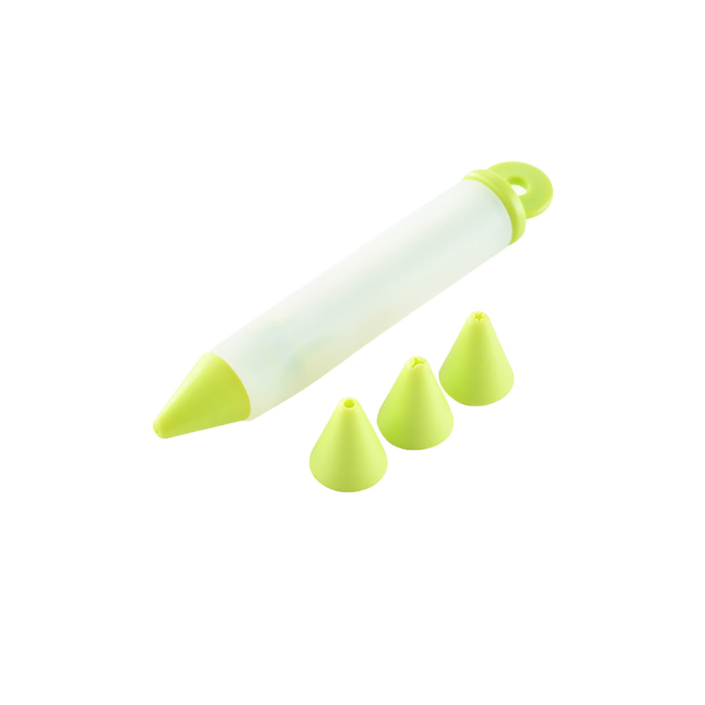 Silicone Food Writing Pen Chocolate Cake Decorating Tools Cream Cup Icing Piping Dessert Decorator Cake Tool Easy to use: GN