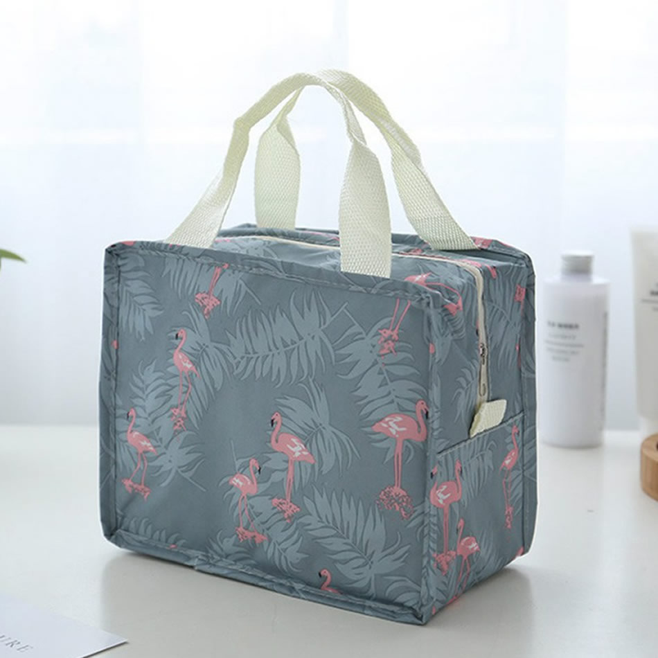 Moda flamingo cosméticos saco feminino portátil compõem saco de viagem de alta capacidade bolsa de maquiagem kits de higiene pessoal necessaire