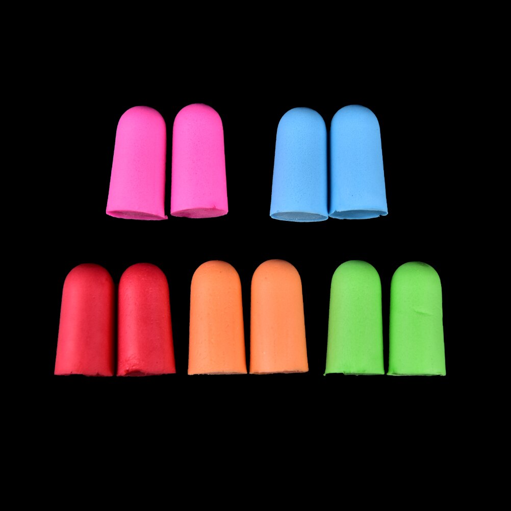 2PCS/1Pair Box-packed Comfort Earplugs Noise Reduction Silicone Soft Ear Plugs Swimming Silicone Earplugs Protective For Sleep