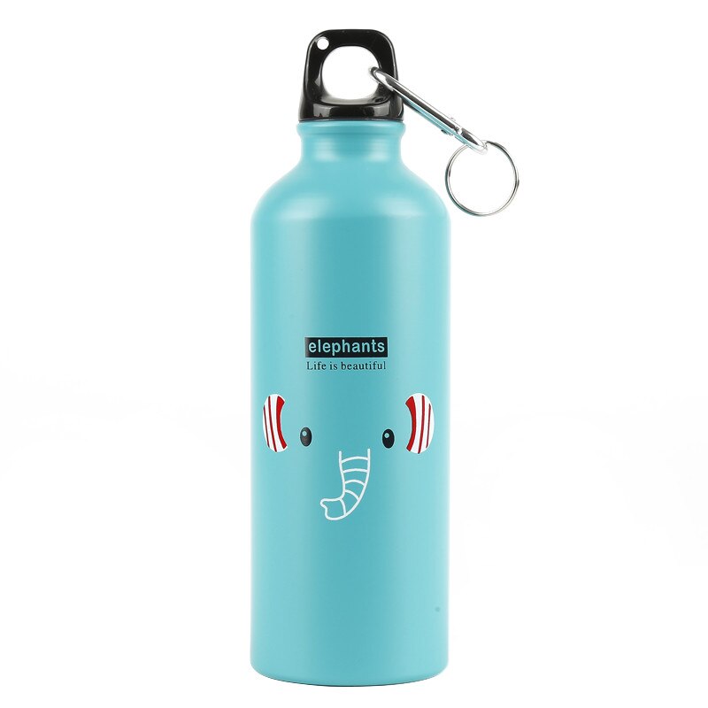 Draagbare Cartoon Outdoor Sport Water Bottle Fietsen Camping Wandelen School Leuke Animal Kids Fles Water Fles Drank Ketel: B