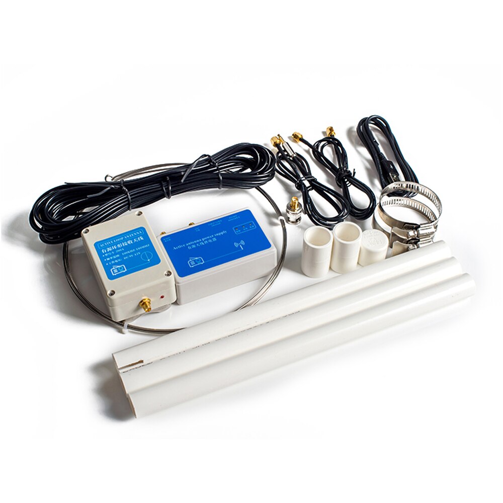 Antenne de réception Active d'antenne de boucle de Y-200A petite antenne à ondes courtes de boucle 100KHz-180MHz pour l'antenne imperméable de pluie de SDR