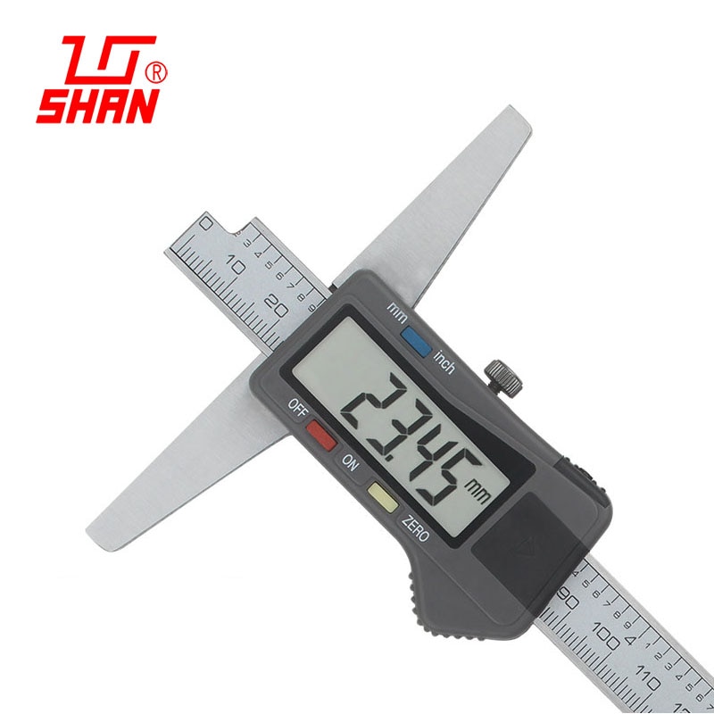 Electronic digital depth gauge 0-150 mm High precision depth vernier caliper stainless steel calipers metalworking