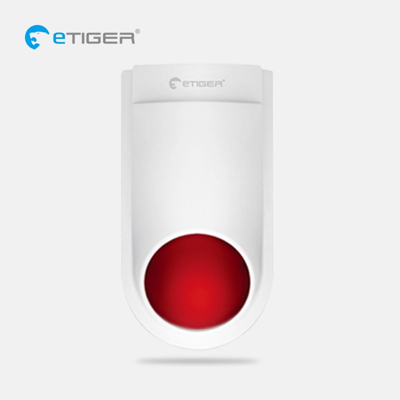 ETIGER – sirène extérieure sans fil, flash 433mhz, pour système d&#39;alarme de sécurité