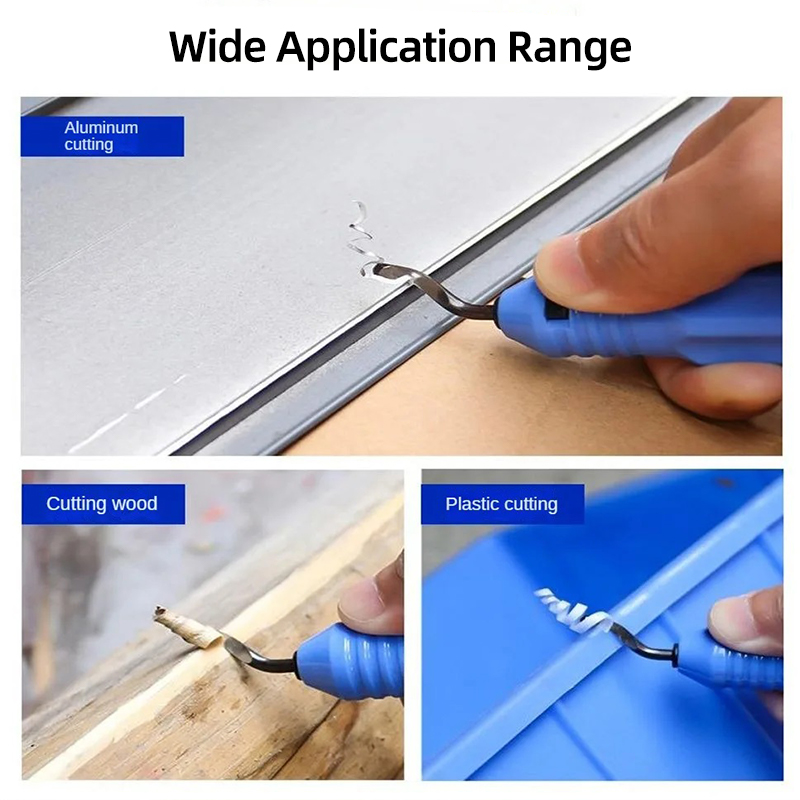 Outil à main d'ébavurage pour bois plastique aluminium, couteau de coupe, grattoir, ébavureur à distance, coupe-bordure