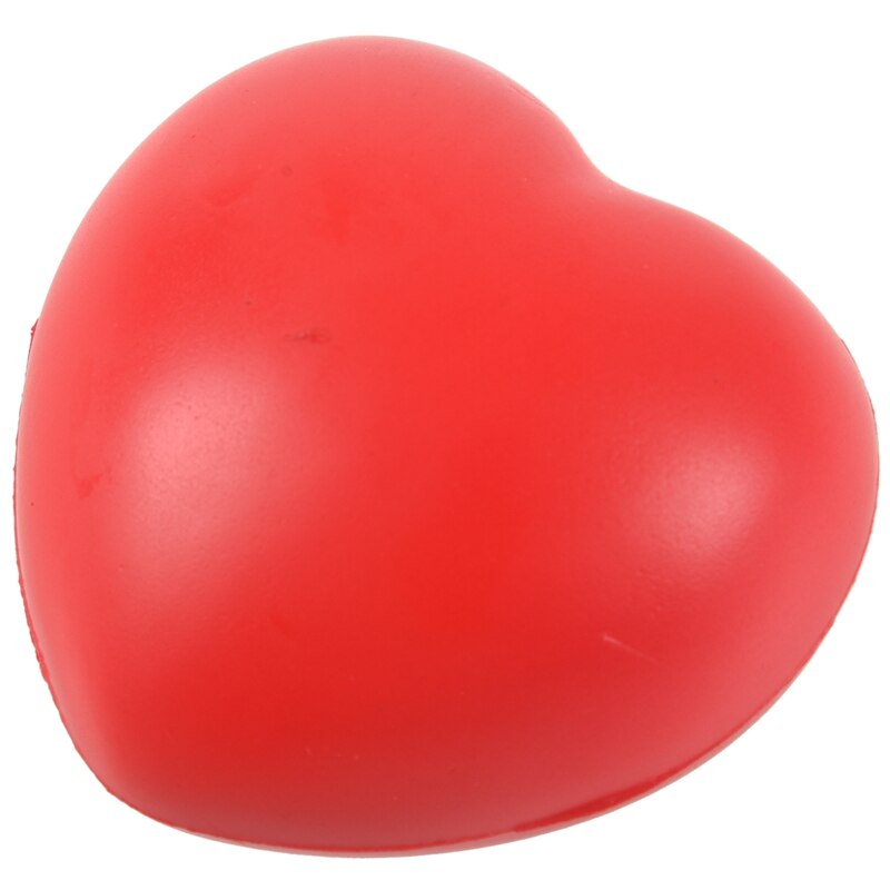 Heart Stress Reliever Ball Red