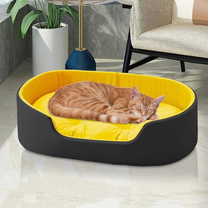 Lit double face pour animaux de compagnie, canapé-lit pour chiot, coussin de couchage pour chat, accessoires pour animaux de compagnie, quatre saisons, lit pour petits et grands chiens