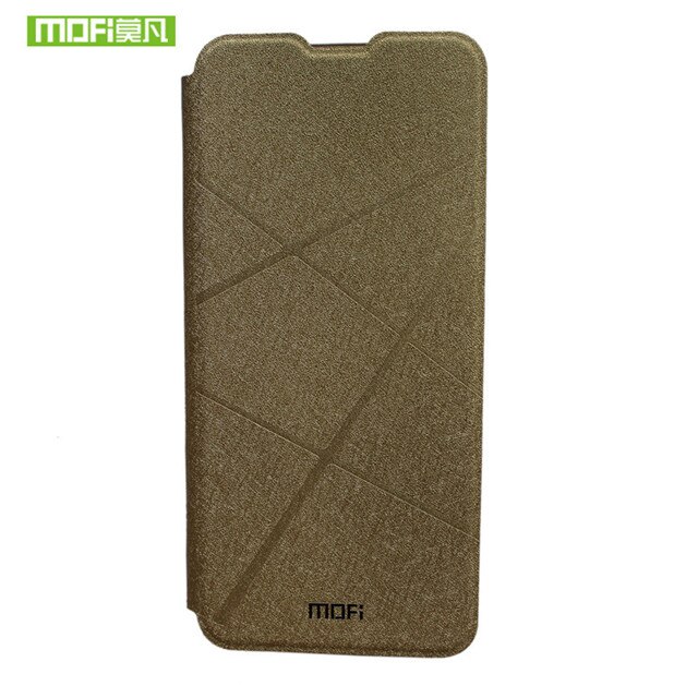 Mofi voor xiaomi redmi note 9 pro 6.67 inch hoesje, hoesje voor redmi note 9s hoesje, siliconen leer voor note 9 pro max telefoonhoesje: Voor redmi note 9s / Goud / Met gehard glas