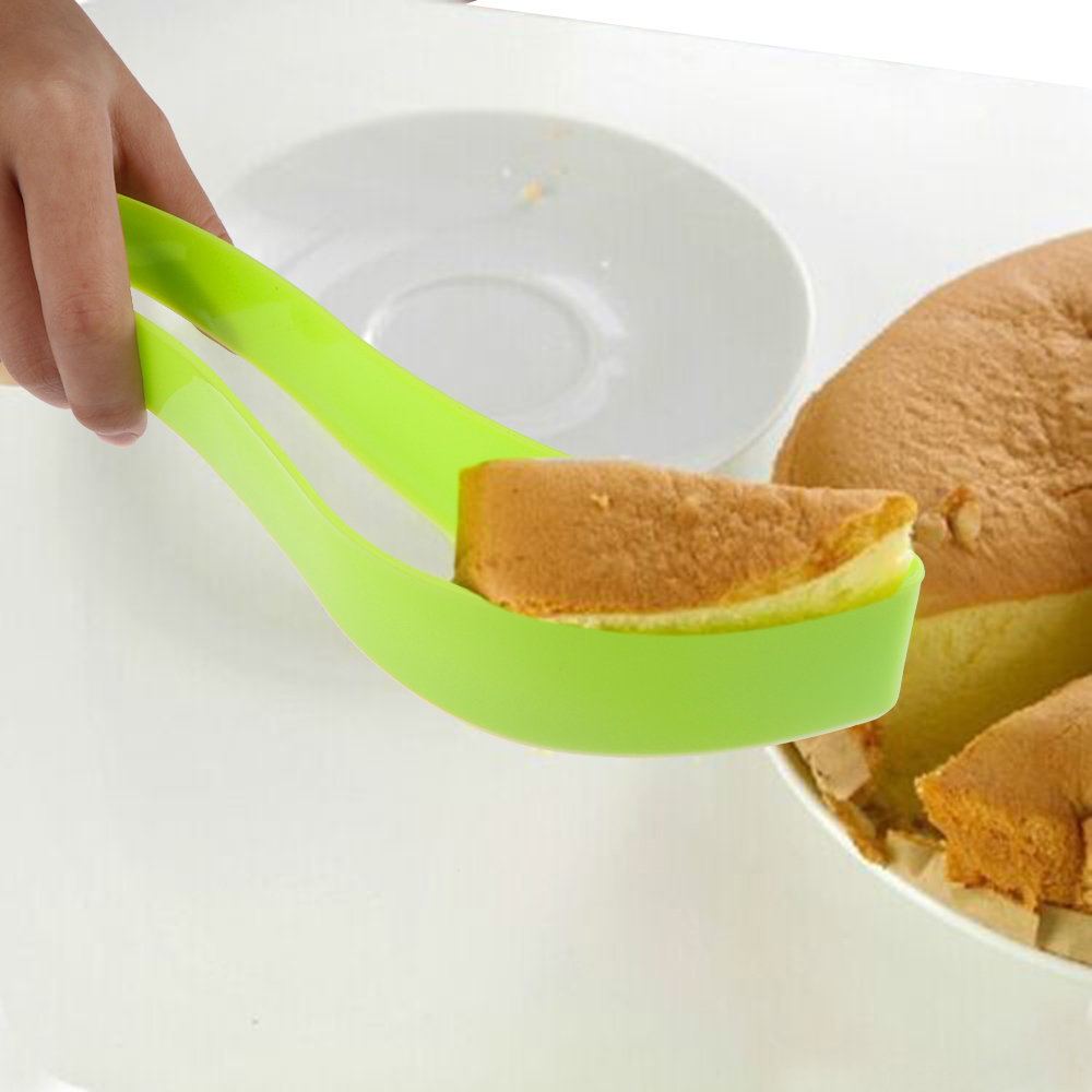 1 Pcs Draagbare Cake Cutter Slicer Keuken Accessoires Bakken Gebak Gereedschap Plastic Cake Server Dessert Gereedschap