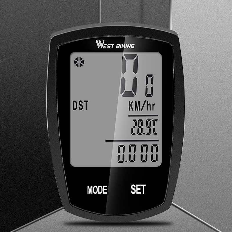 West Biking Bicycle Computer Cycle Bike Computer Wireless Speedometer for Bicycle Cyclocomputer Bycicle Speedometr Fiets Cycling