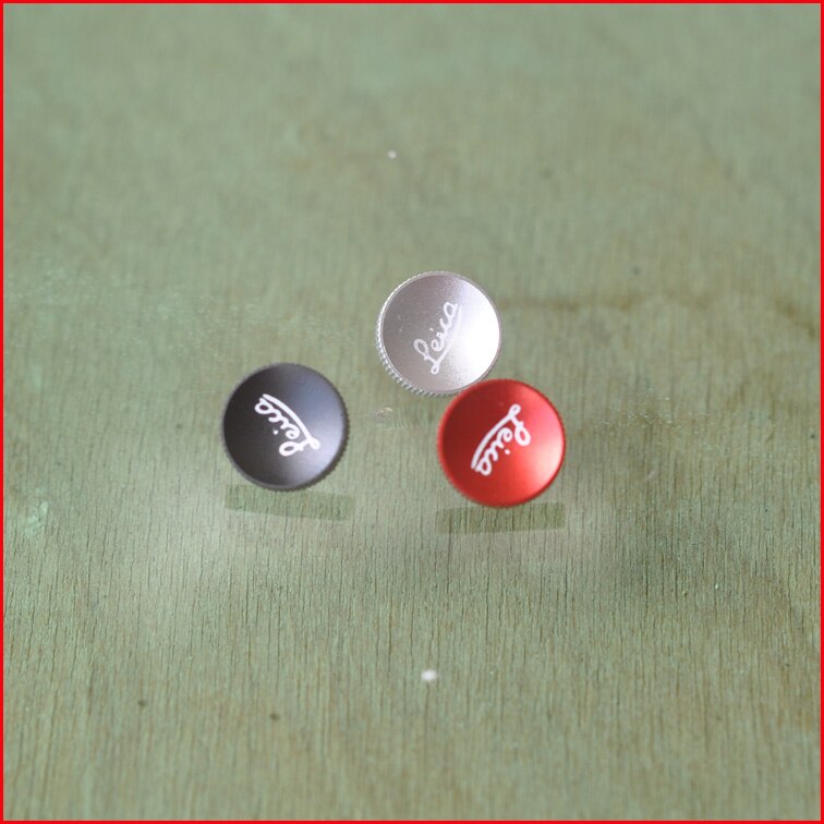 Metal Concave Surface Camera Soft Shutter Release Button For M6 M3 MP M8 M9 X1 X2 M10 M240 with Rubber Ring