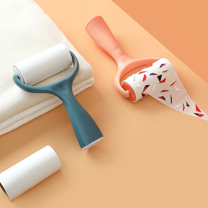 2Pc Huishouden Roller Kleven Apparaat Tearable Roller Haar Kleven Apparaat Ontharing Roller Borstel Voor Kleding Huisdier Ontharing