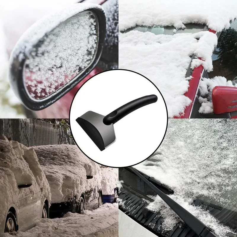 Removedor de nieve para coche, raspador de hielo para parabrisas, rompecristales, pala de nieve, Herramientas de limpieza, cepillos de vidrio de limpieza rápida, accesorios para automóvil, 2 uds.
