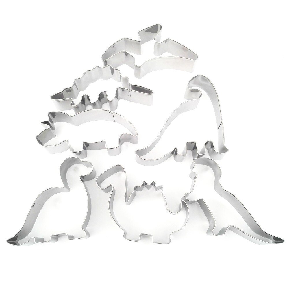 Dinosaurus Cookie Cutter Fondant Biscuit Mold Cake Decorating Gereedschap Bakken Accessoires