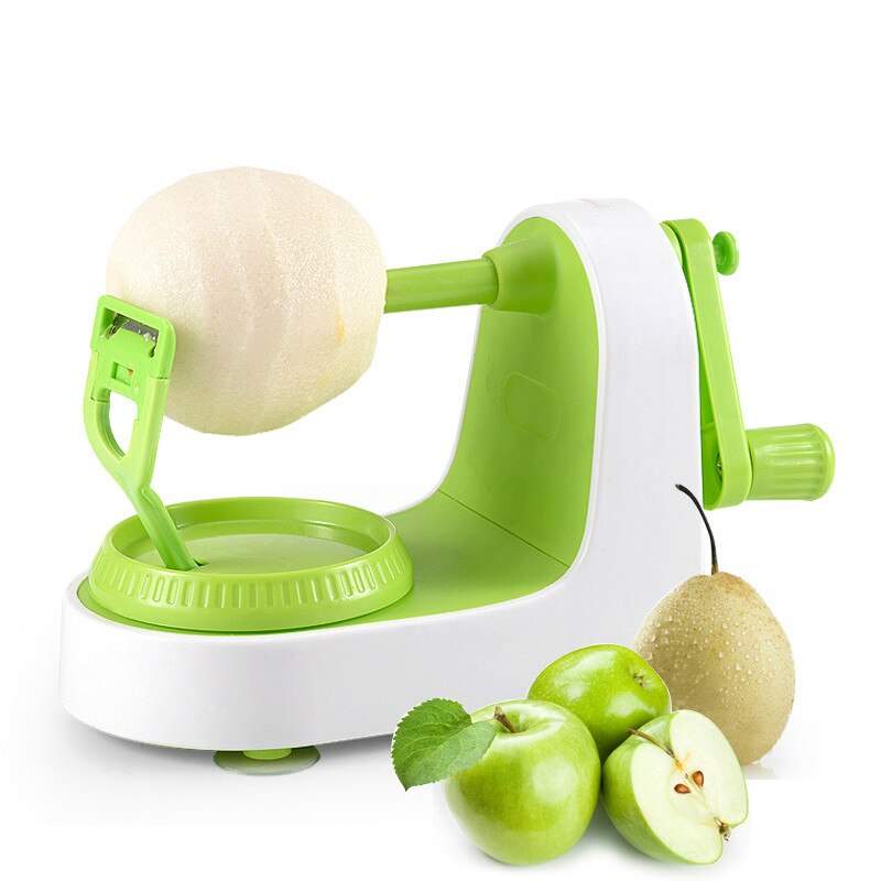 Máquina peladora de manzana multifuncional con manivela, pelador de frutas para el hogar con cortador de manzana, para la comodidad de la cocina