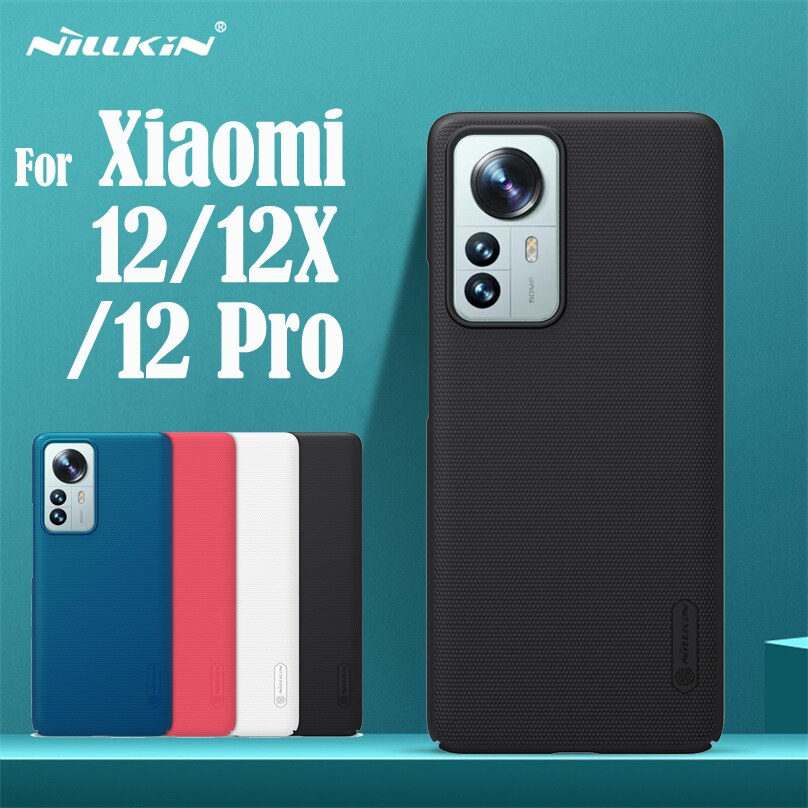 NILLKIN Für Xiaomi Mi 12 Pro Fall Super Frosted Schild Luxuly PC Harte Rückseitige Abdeckung Für Xiaomi Mi 12 12X mi12 Telefon Schutzhülle