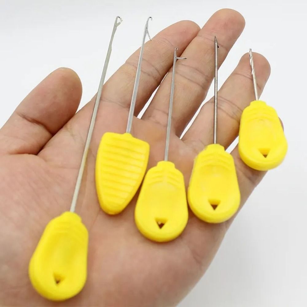 3pcs Haak Boor Karpervissen Gereedschap Kit Threading Aas Boilie Aas Pins Rigging Baiting Naalden Baiting Rig Tool Handvat kit