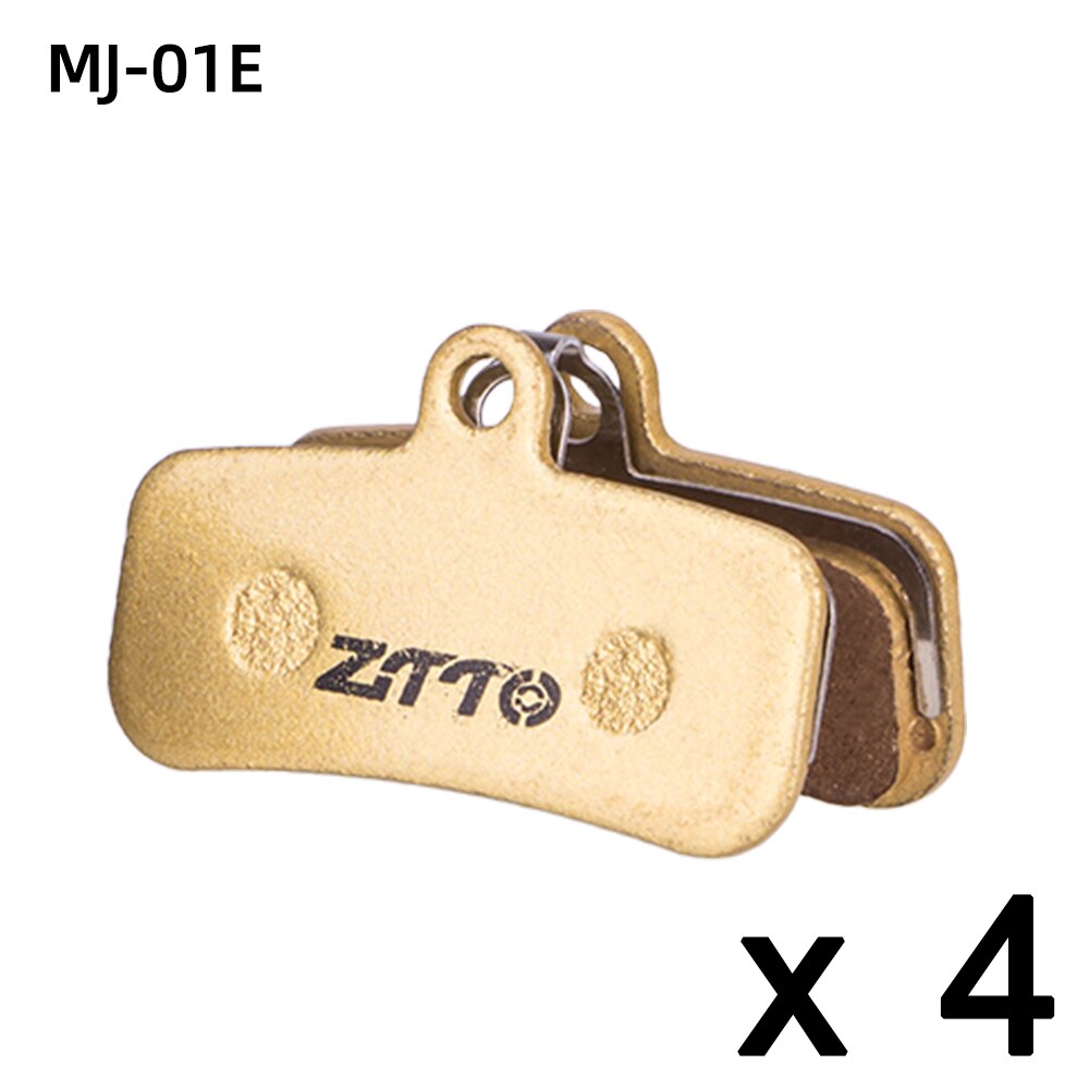 ZTTO 4 paires de plaquettes de frein de vélo entièrement en métal vtt pour MT200 M8000 M785 G03TI G04TI Code de guidage DB1 BB5 CR MT2 MT4 R1 frein à disque de vélo: Rouge