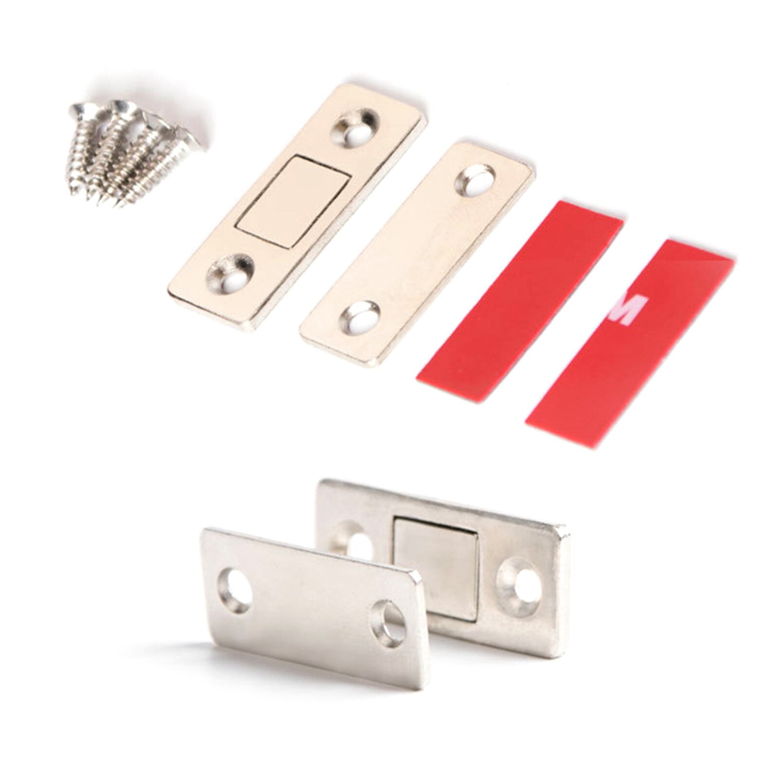 Punch-free Magnetic Door Closer Cabinet Door Magnets Ultra Thin for Kitchen Cupboard Wardrobe Closet In Stock