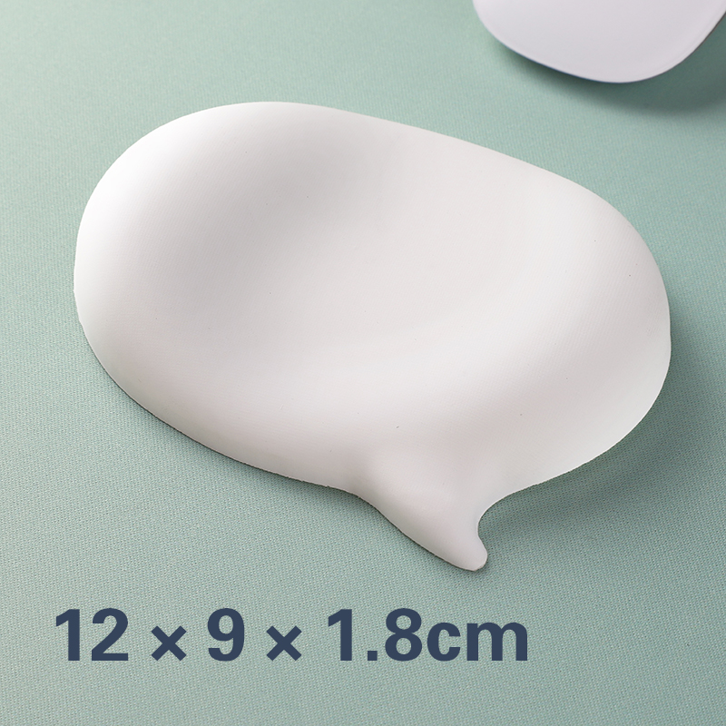 Mousepad Silicone Wrist Rest Support For Mouse Pad Computer Laptop Arm Rest For Desk Ergonomic keyboard pad mouse mat: BEAN PASTE