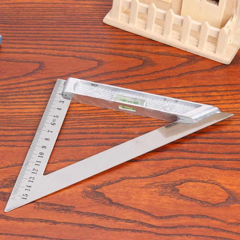 Meetlat - 240x170x170mm - Speed Square - Driehoek Protractor - Aluminium Legering