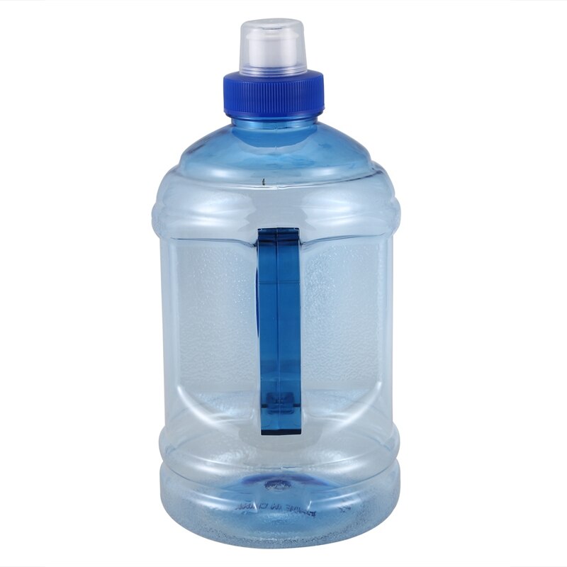 1L Big Large BPA Free Sport Gym Training Party Drink Water Bottle Cap Kettle Color:Blue Capacity:1 L