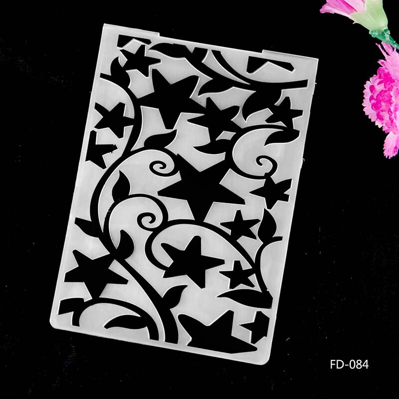 AZSG Butterfly Flowers Plastic Embossing Folder For Scrapbooking Type Photo Album Card Paper Craft Template Mold: FD-084