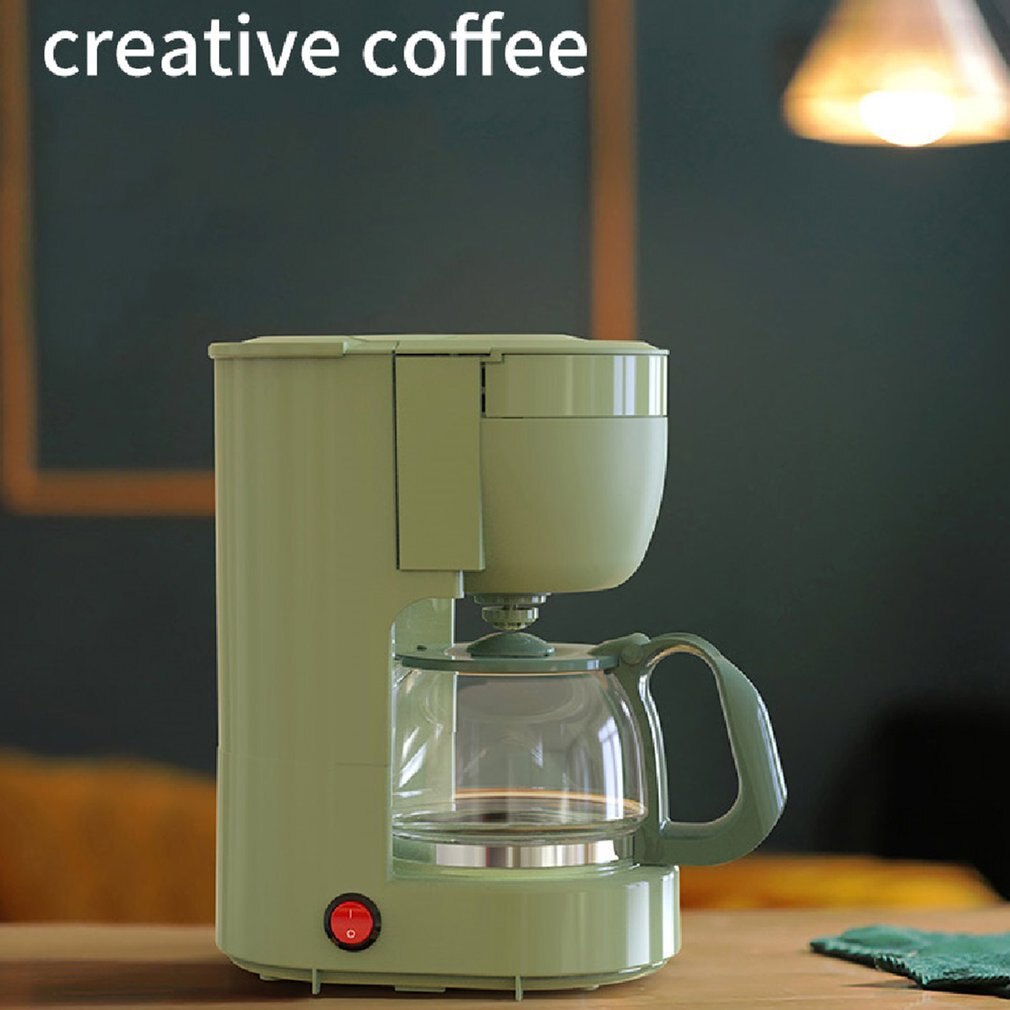 0.65L Coffee Machine 600w Office Drip Coffee Machine Automatic Coffee Filter Cafe Americano Tea Making Machine