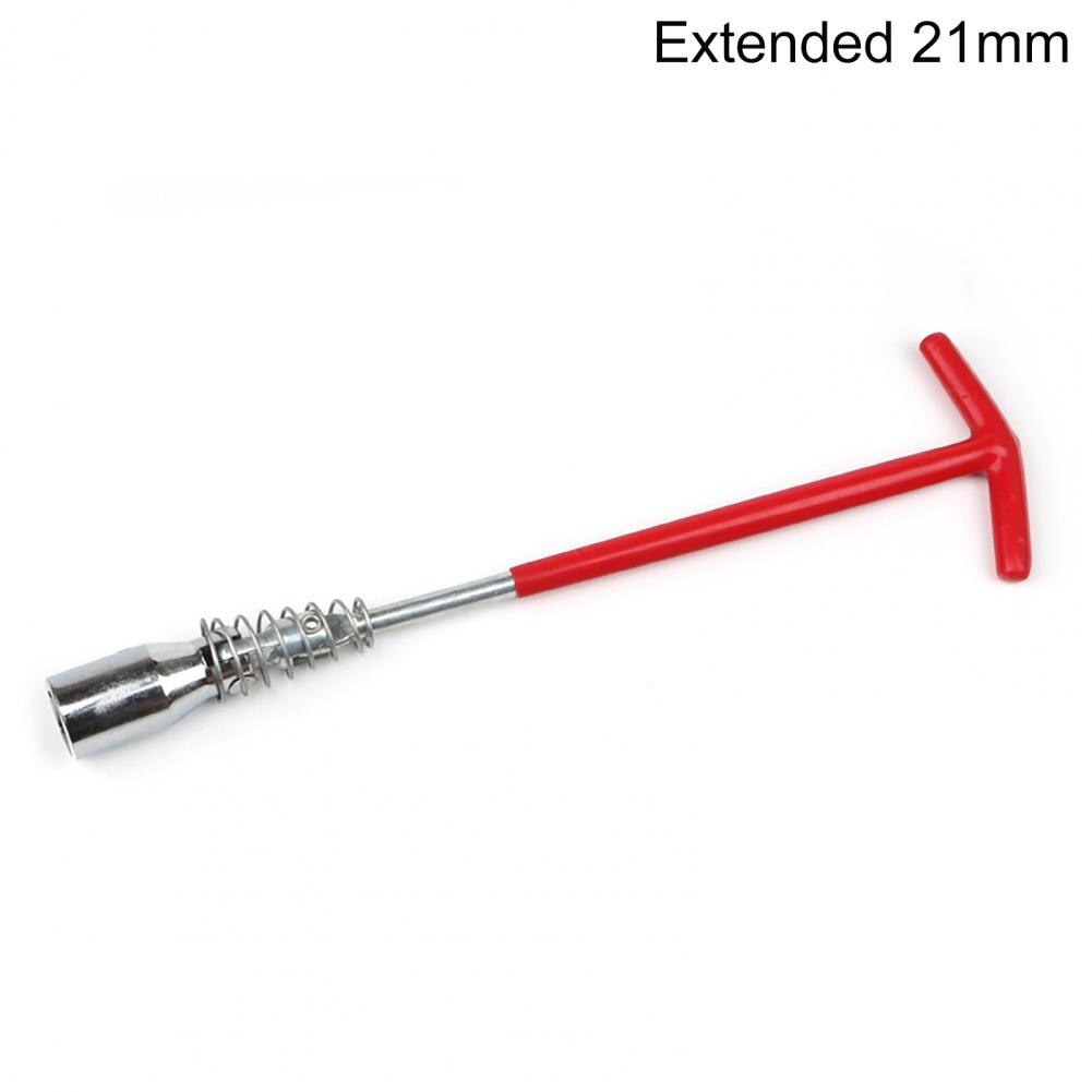 Llave de vaso con forma de T para coche, herramienta manual multifunción, herramientas manuales de reparación, llaves inglesas, 14/16/21mm: Extended 21mm