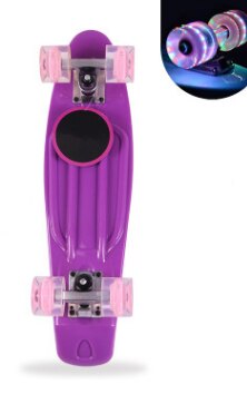 Vestito di un Pezzo di Pesce di Skateboard Banana Bordo del Flash Singolo-Tilt di Skateboard per I Bambini O Gli Adulti A quattro Ruote di Scooter: 5