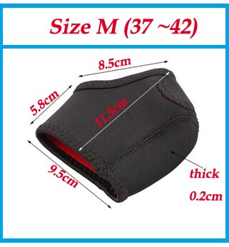 Men women heel protector sports heel pad shock absorption cushion achilles spur pain massaging inserts shoes pad: M Size 37 to 42