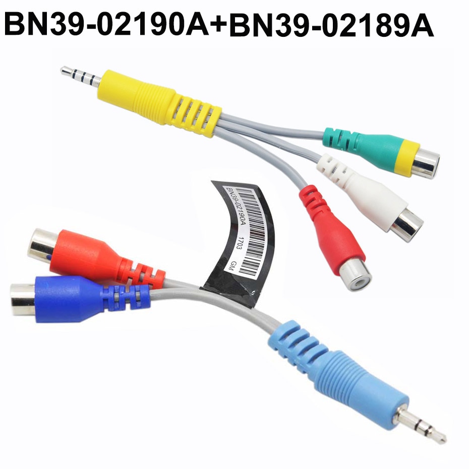 Original/ægte til samsung gender kabel  bn39-02189a dc til rca av adapter  bn39-02190a ac adapter adapter til samsung 4k tv