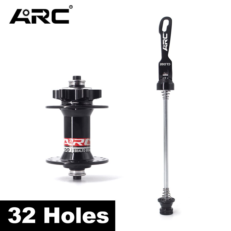 Arc Voor Achter Fiets Hubs Qr Spies 135Mm Vvt Mtb Mountainbike Hub 32 36 Gaten 32H 36 H Voor 8 9 10 11 Speed Deel Disc Hub Deel: Black 100-9 32H