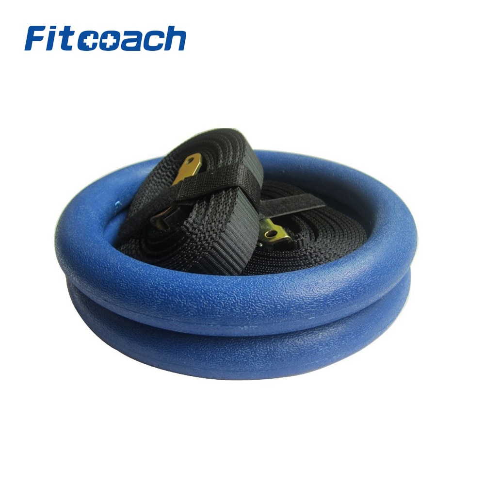 ABS Gymnastic Rings Exercise Rings Fitness Crossfit Home Gym Muscle Training Fitness Equipment
