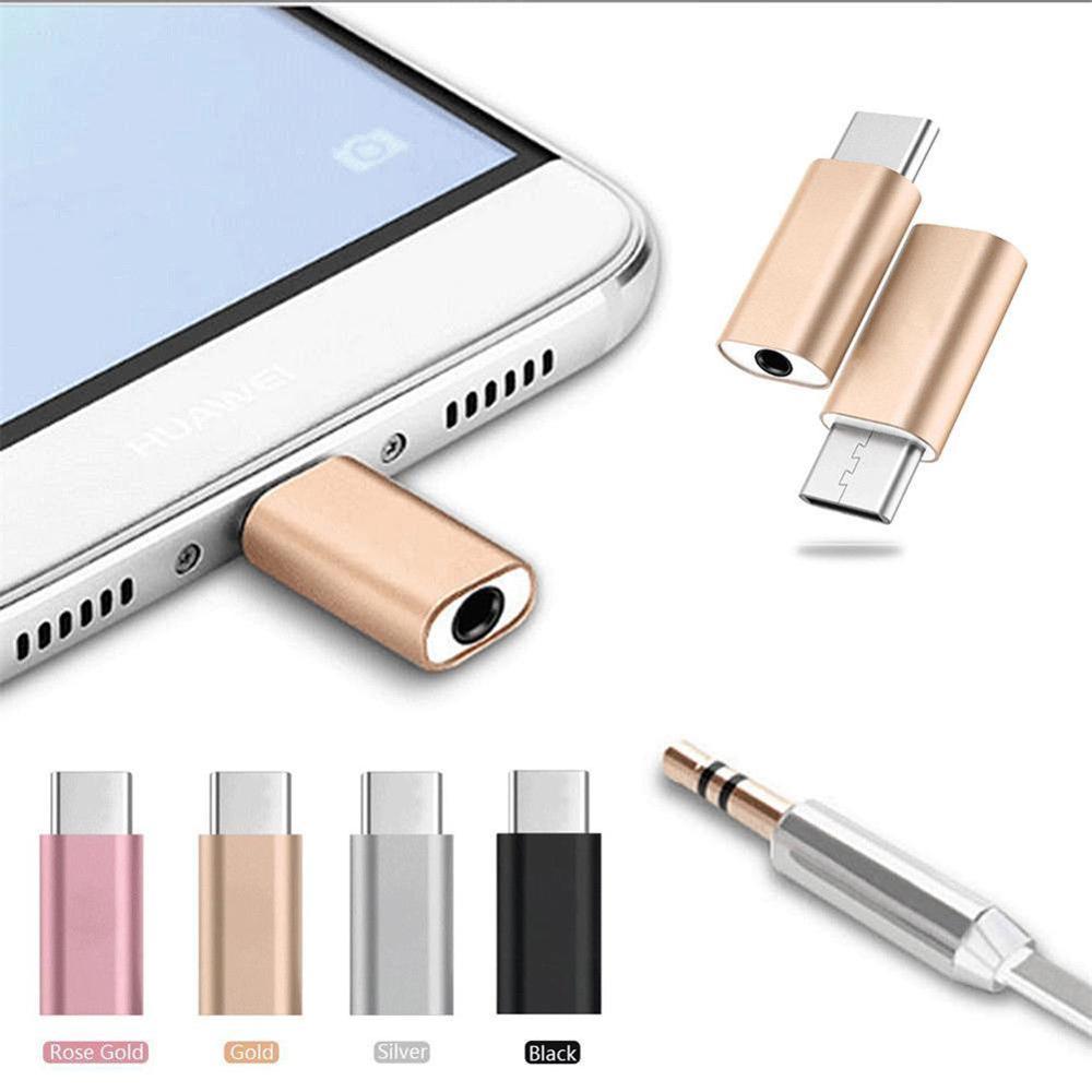 Universal USB Type-C Female to 3.5mm Jack Male Earphone Headphone Speaker Headset Adapter for Letv Huawei Connector