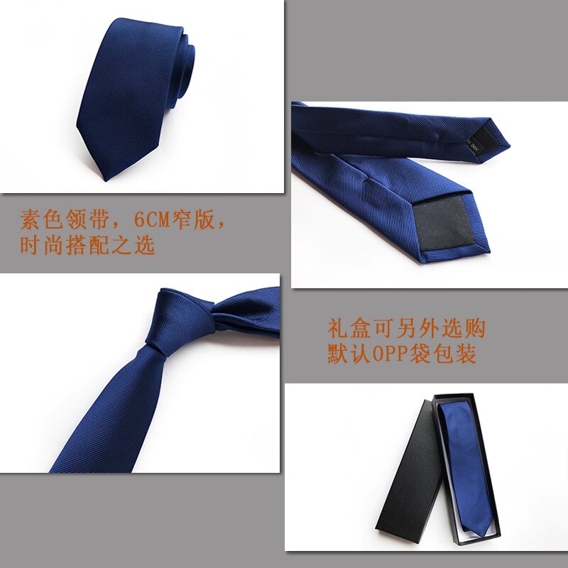 Corbatas de seda de tejido Jacquard para hombre, corbatas de Color liso, vino, Azul, Negro, morado y plata, 6cm, 100%