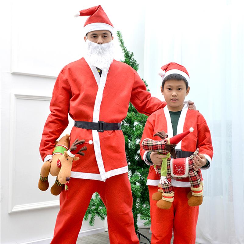 1 Set Santa Claus Costume Christmas Costume Christmas Outfit Cosplay Costume