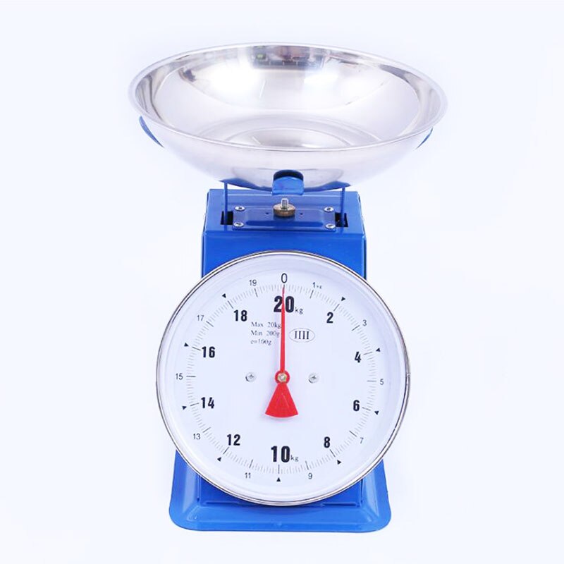 15KG/20KG/30KG Classic Mechanical Scale Spring Balance Weight Dial Scale Household Platform Scale Kitchen Fish Meat Weight Scale: 20KG