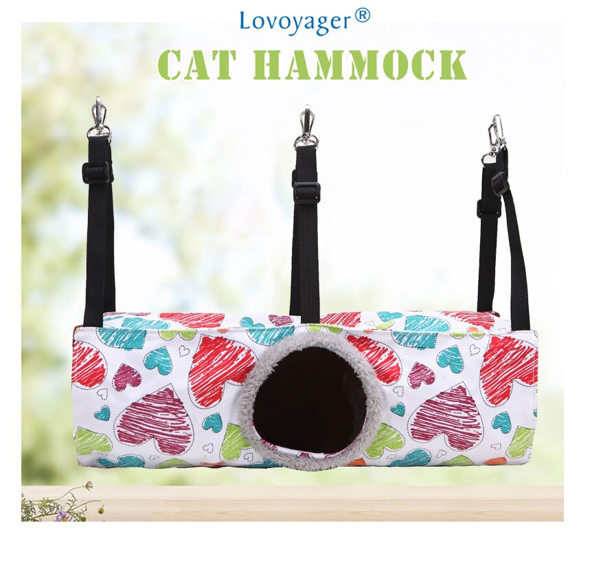Canvas zachte gat hamsterkooi schattige fleece kattenhangmat kattenhuis slaapmat lage prijs binnenbedden kattenkooien