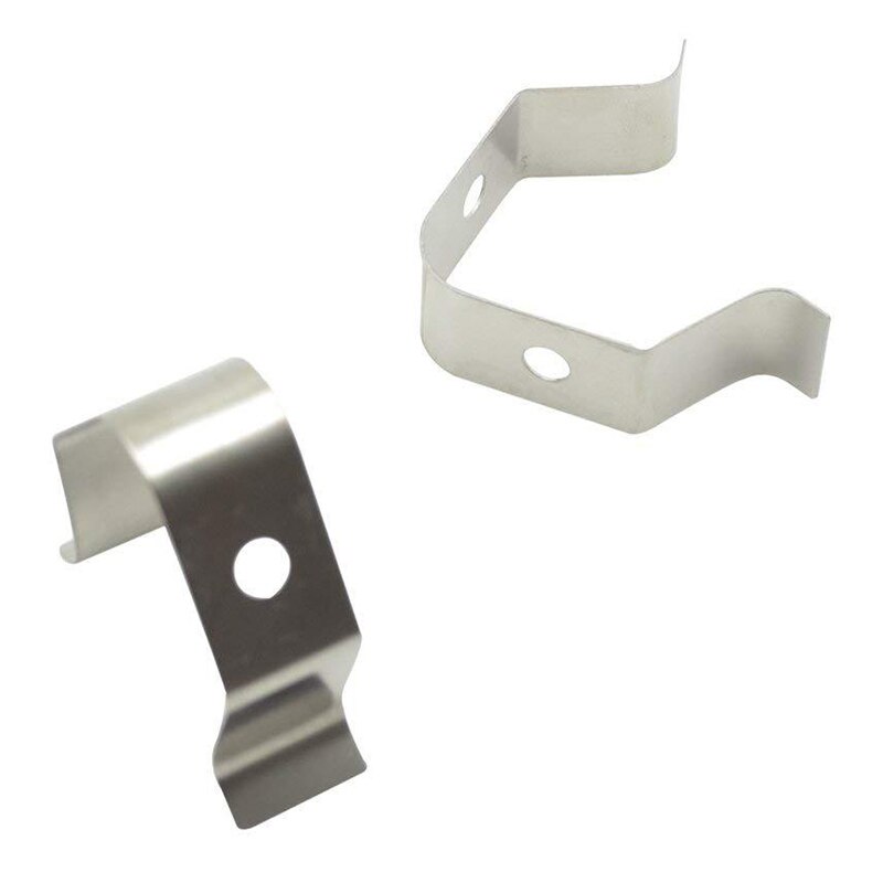 BBQ Meat Thermometer Probe Holder Single Hole A Style Barbecue Clip Universal Kitchen Food Cooking Milk Probe Clip: 2 Pcs