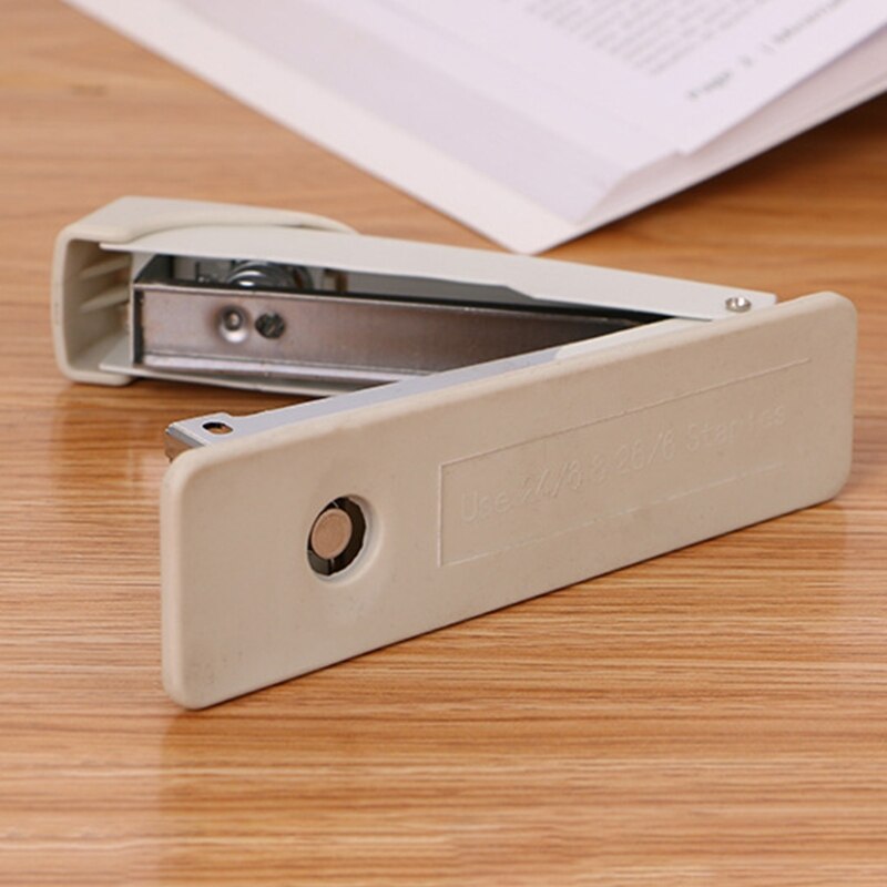 Metal Effortless Heavy Duty Stapler Paper Book Binding Stapling Machine Labor Saving School Office Supplies Stationery