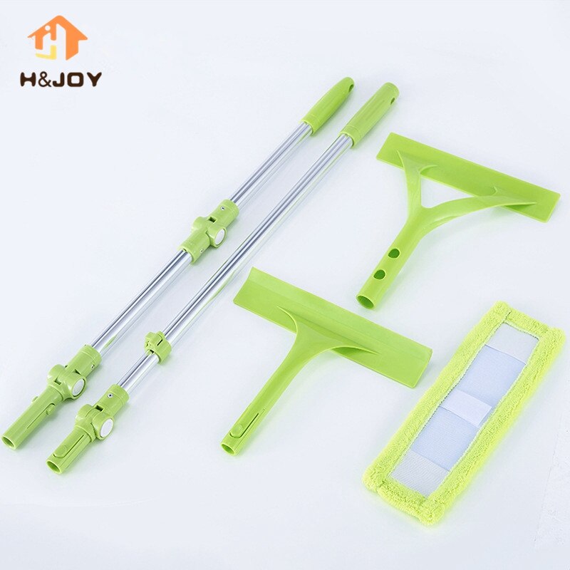 Balai éponge de nettoyage haute en verre | Outil de nettoyage télescopique multi-brosse de lavage de Windows, brosse à poussière facile à nettoyer le Windows Hobot