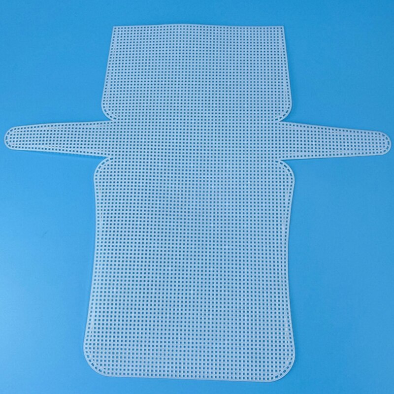 Plastic Mesh Cloth DIY Purse Frame Bag Making Special-shaped Clear Grid Shaping Sheet Hand Woven Mesh Sheets: L
